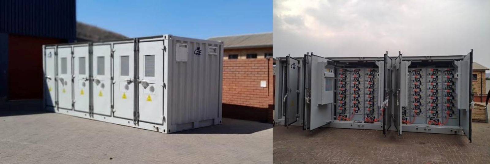 1MW/2MWh containerised battery energy storage system